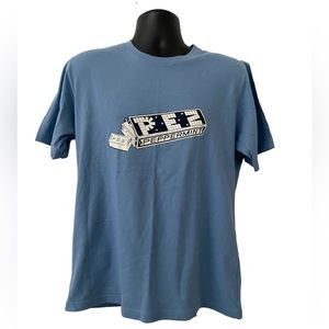 UNI QLO Light Blue PEZ Peppermint Men's Graphic T-shirt